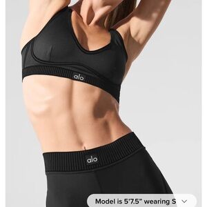 ALO Yoga Black Sports Bra